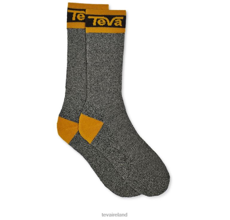 Teva Socks Varsity Crew Socks 6TN4R55 Black-Sunflower - Click Image to Close