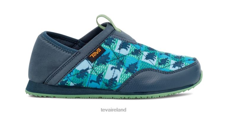 Teva Footwear Reember Dinoster 6TN4R290 Blue Dino - Click Image to Close