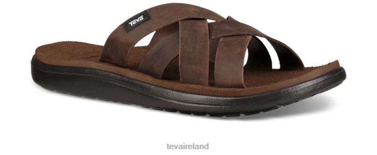 Teva Footwear Voya Slide Leather 6TN4R314 Carafe