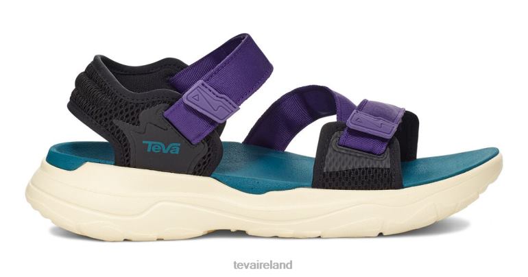 Teva Footwear Zymic 6TN4R339 Black-Purple - Click Image to Close