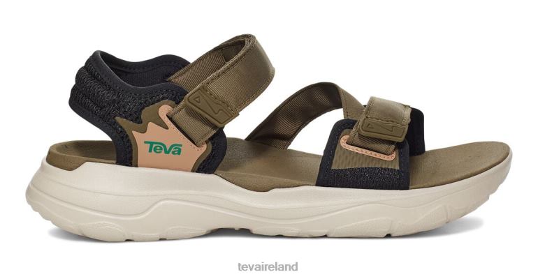 Teva Footwear Zymic 6TN4R340 Dark Olive-Teal Green - Click Image to Close