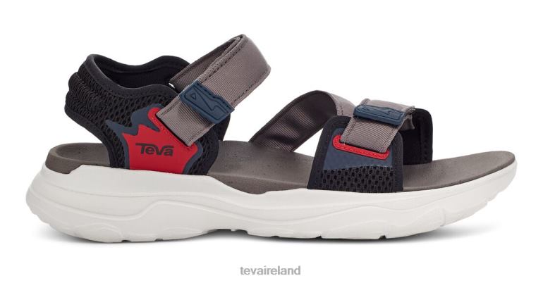 Teva Footwear Zymic 6TN4R341 Grey-Red - Click Image to Close