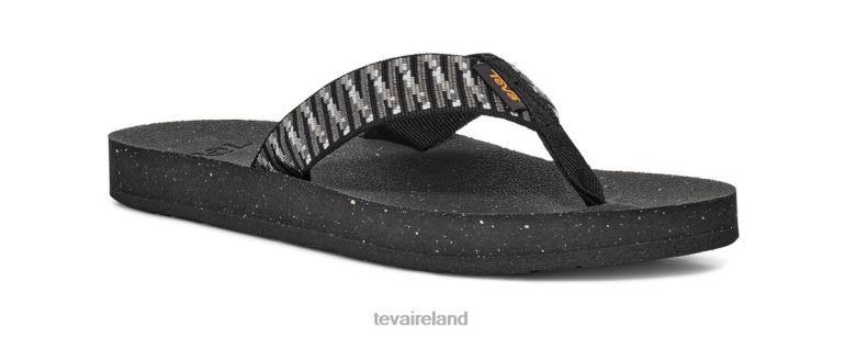 Teva Footwear Reflip 6TN4R453 Stacks Black-White