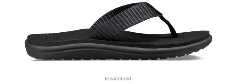 Teva Footwear Voya Flip 6TN4R188 Bar Street Black - Click Image to Close