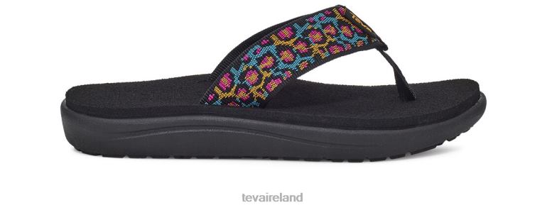 Teva Footwear Voya Flip 6TN4R478 Dorinda Black Multi - Click Image to Close