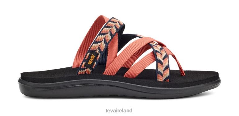 Teva Footwear Voya Zillesa 6TN4R195 Retro Geometric Orange - Click Image to Close