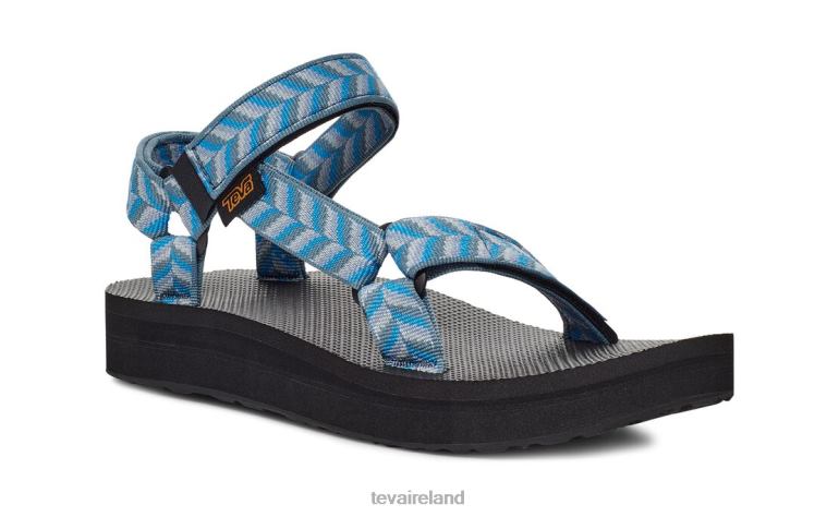 Teva Footwear Midform Universal 6TN4R394 Retro Geometric Blue